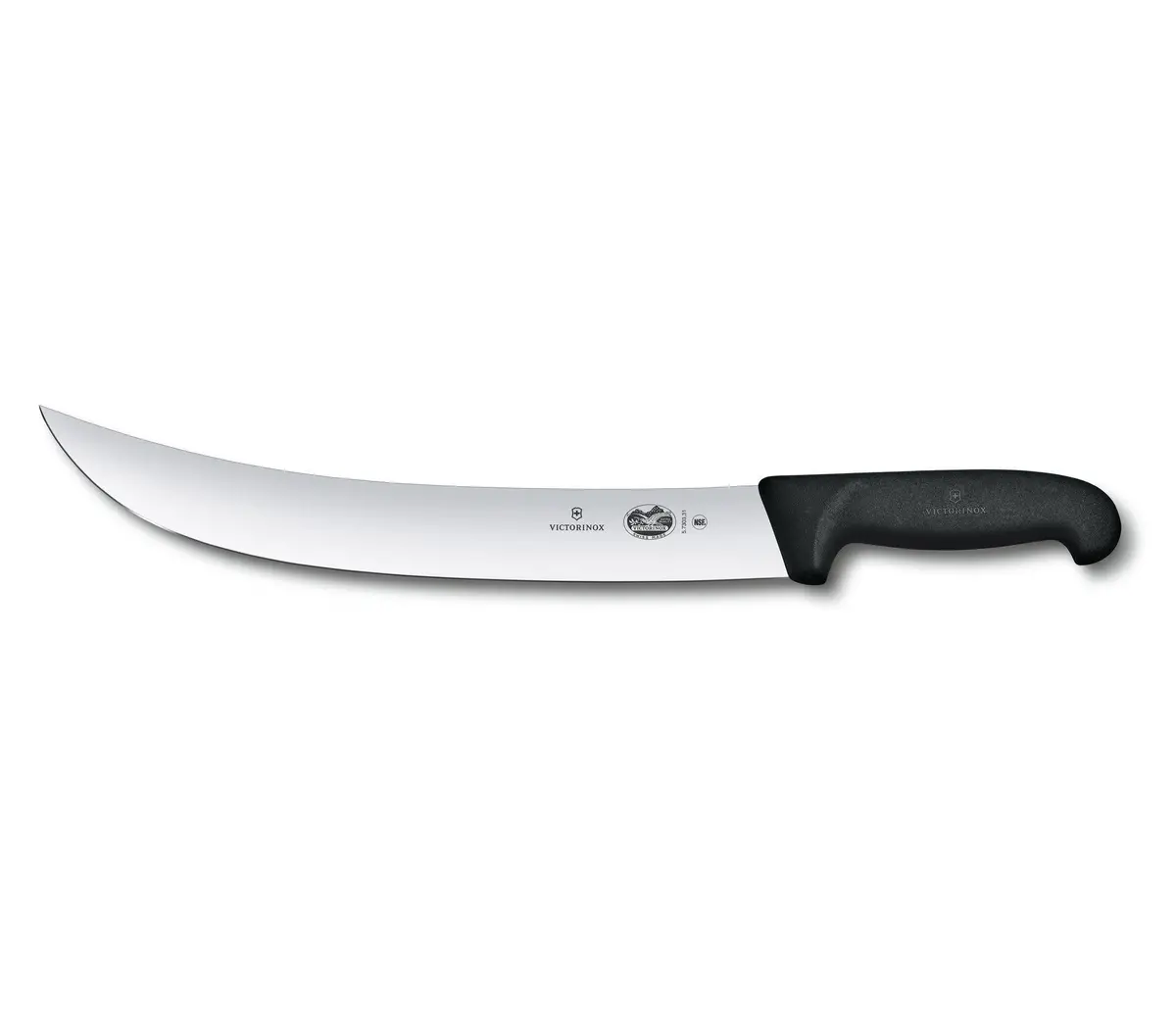 Victorinox 12" Curved Cimeter - Black Fibrox Handle 1