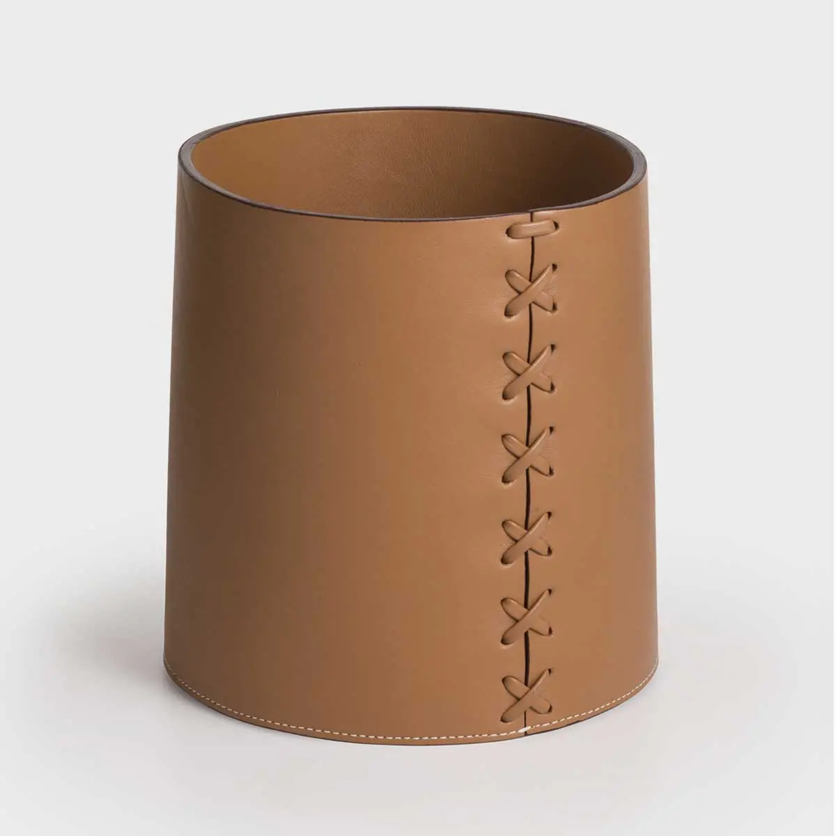 Leather Waste Bin 5