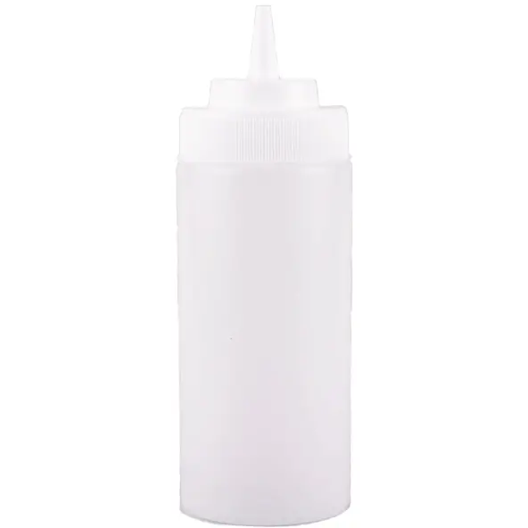 Choice 16 Oz. Wide Mouth Squeeze Bottle | Single Bottle 1