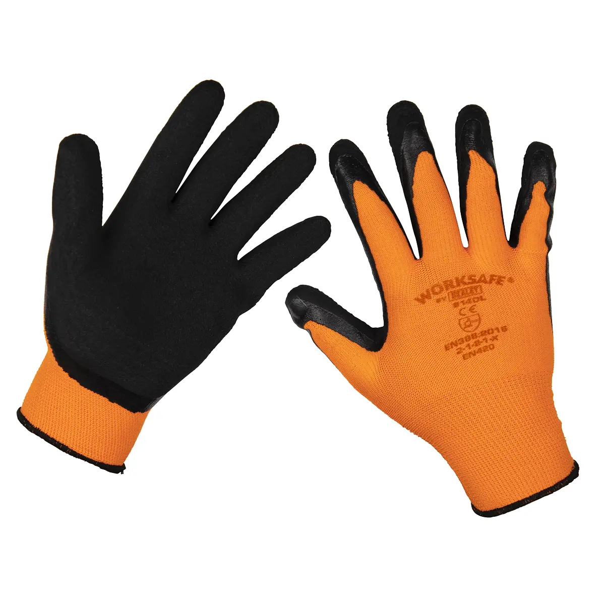 Worksafe® Foam Latex Gloves, Large - Pair 9140L 1