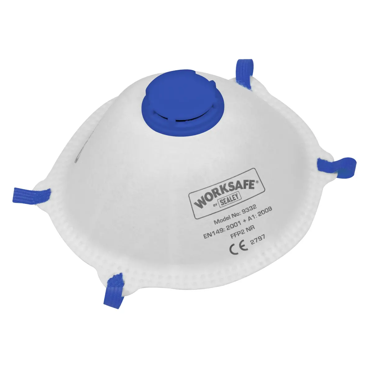 Worksafe® Valved Cup Mask Ffp2 - Pack Of 10 9332/10 1