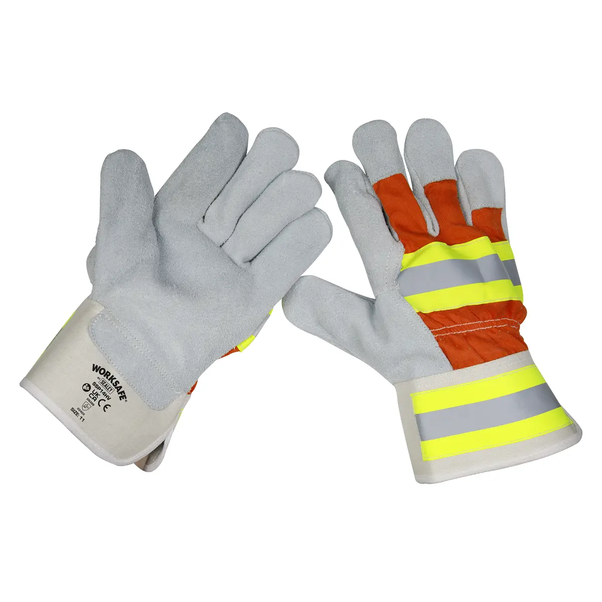 Worksafe® Reflective Rigger's Gloves - Pair Ssp14hv 1