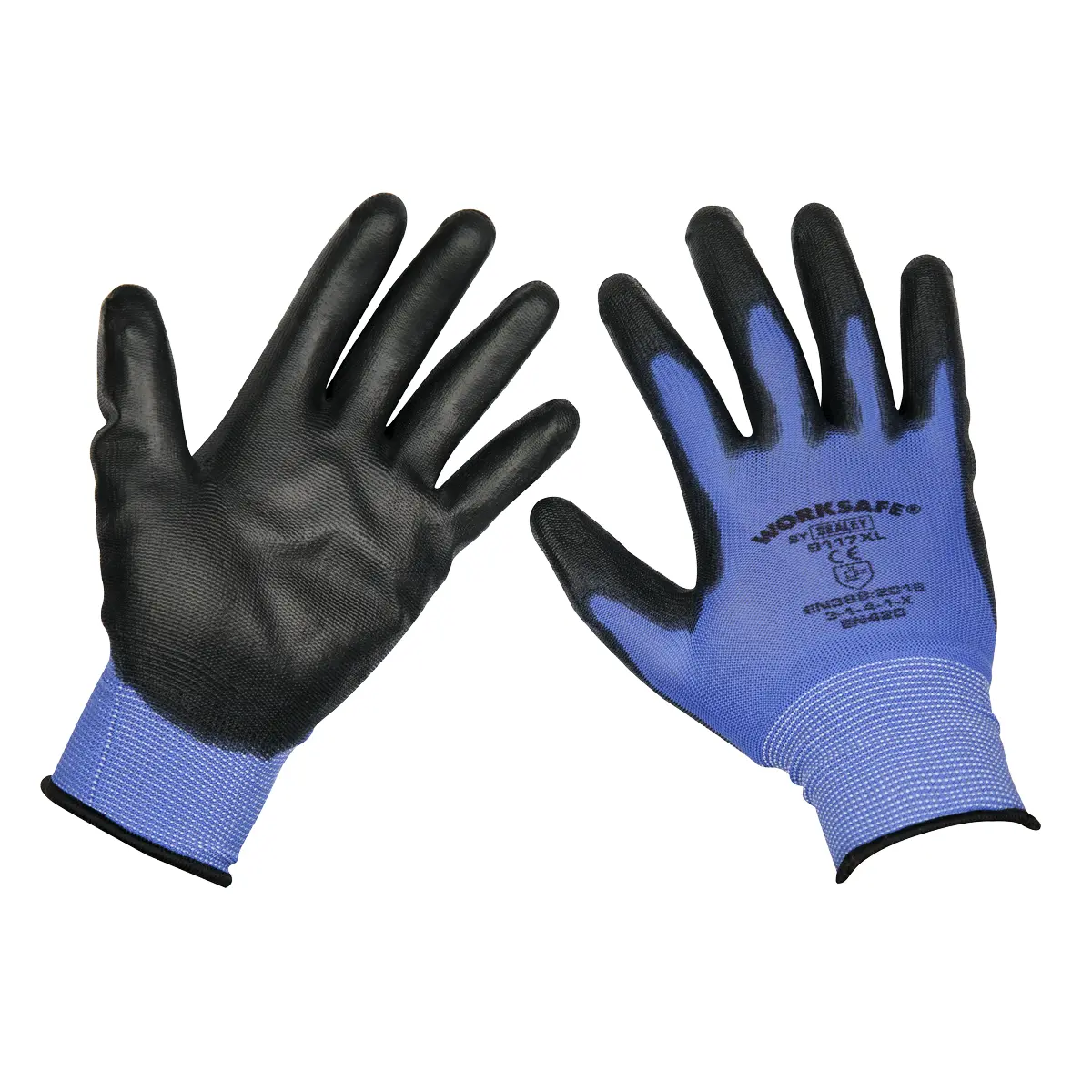 Worksafe® Lightweight Precision Grip Gloves, X-Large - Pack Of 6 Pairs Tsp117xl/6 1