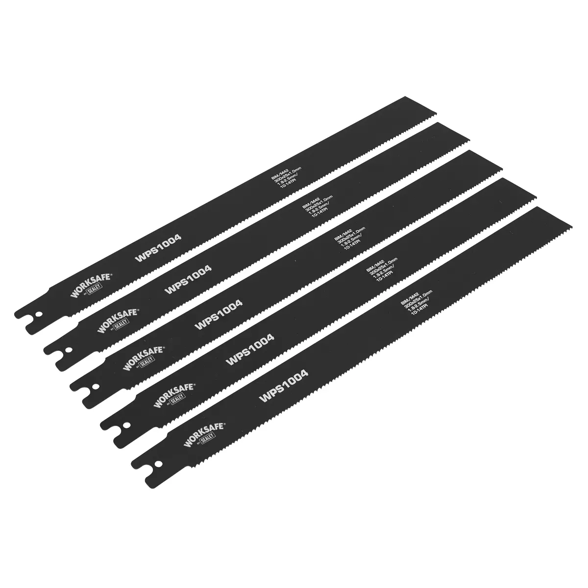 Worksafe® Pipe Saw Blade 300 X 25 X 1Mm 10-14Tpi - Pack Of 5 Wps1004 1