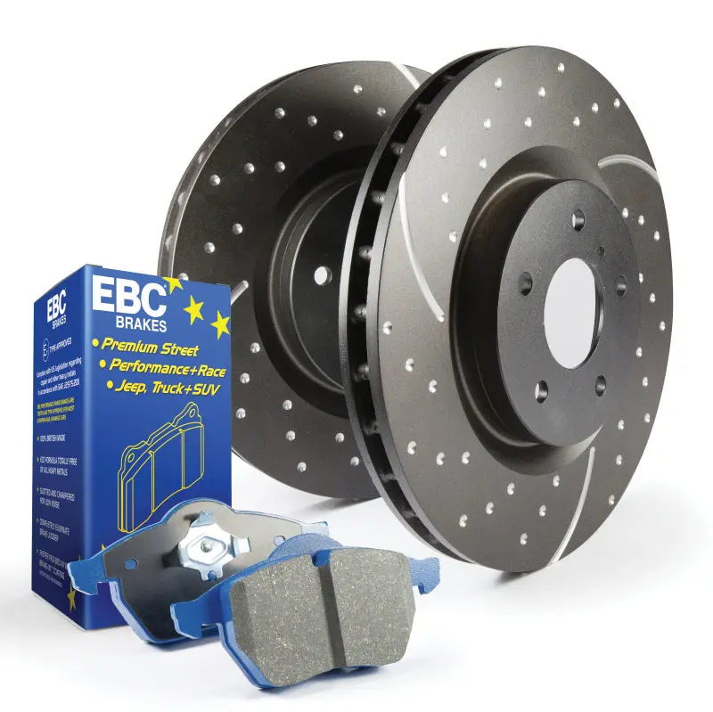 Ebc Yellowstuff Brake Pad And Grooved Rotor Kit – S6 Series Performance Upgrade 1