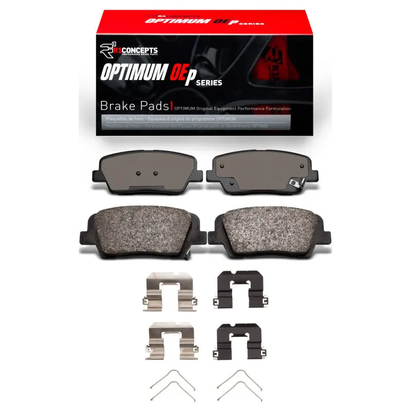 R1 Optimum Oe Rear Brake Pad & Hardware Kit For 2018–2022 Genesis G70 1