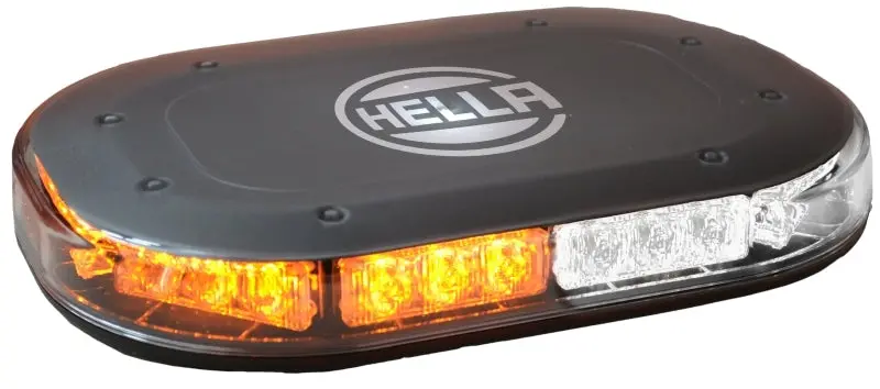 Hella Mlb 100 Dual-Color Amber/White Led Warning Light Bar 1