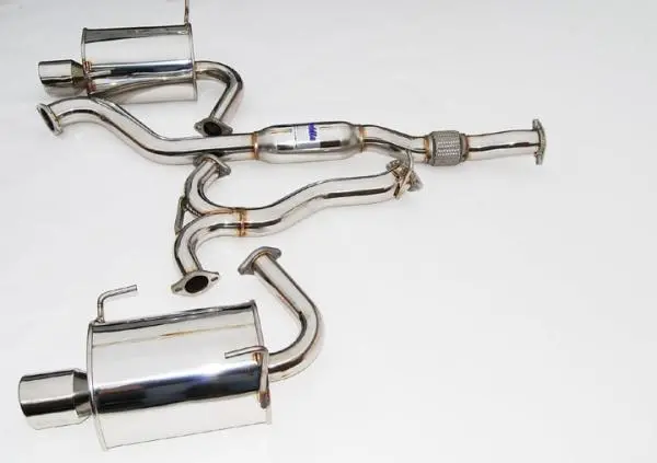 Invidia Q300 Cat-Back Exhaust With Dual Stainless Tips For 2008–2009 Subaru Wrx Sedan 1