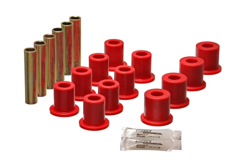 Energy Suspension Front Spring Bushing Kit – Red Polyurethane For 4Wd/Fwd Vehicles 1