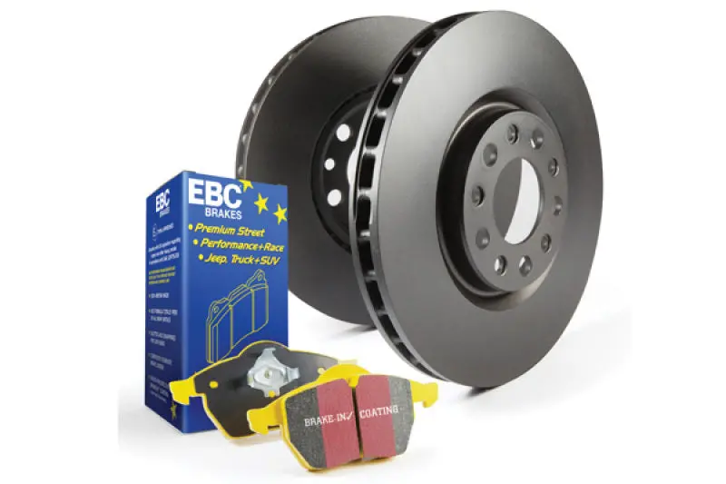 Ebc S13 Performance Brake Kit – Yellowstuff Pads + Rk Series Slotted Rotors 1