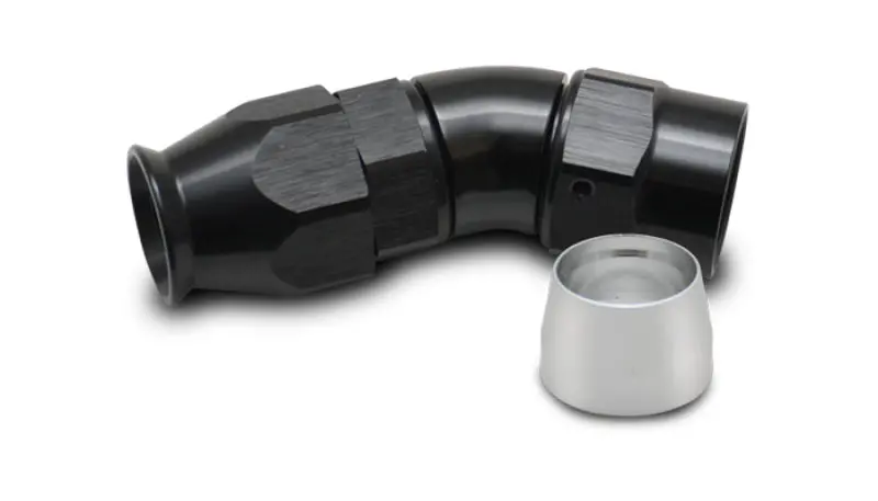 Vibrant Aluminum 30° Hose End – One-Piece, -12An Size, For Ptfe-Lined Hose 1