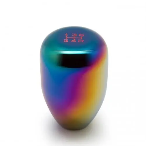 Blox Racing Neo Chrome Shift Knob – 6-Speed, Billet Aluminum, 10X1.5Mm Thread 1