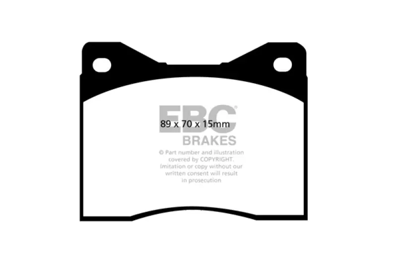 Ebc Greenstuff Front Brake Pads For 1996–2000 Ac Ace 5.0 1