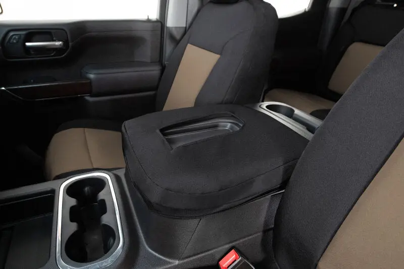 Covercraft Endura Precisionfit Second Row Seat Covers For 2018–2024 Toyota Camry – Tan/Black 1