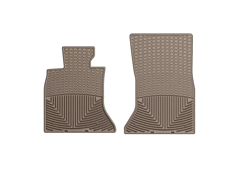 Weathertech Front Rubber Floor Mats – Tan Color, Precision Fit For 2011+ Bmw 5-Series (F10) 1