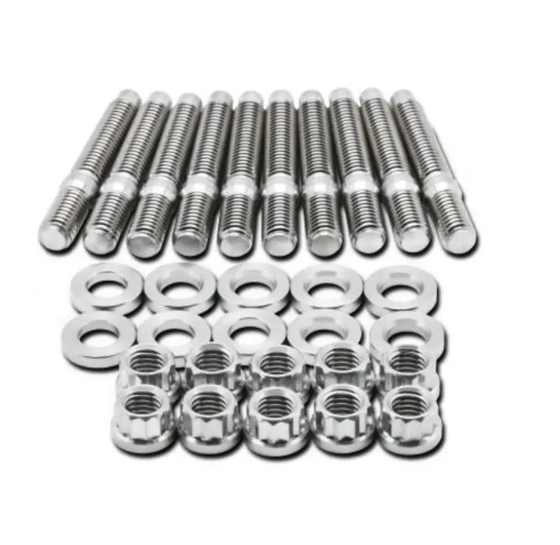 Blox Racing Stainless Steel Intake Manifold Stud Kit – M8X1.25, 55Mm, 10-Piece Sus303 1