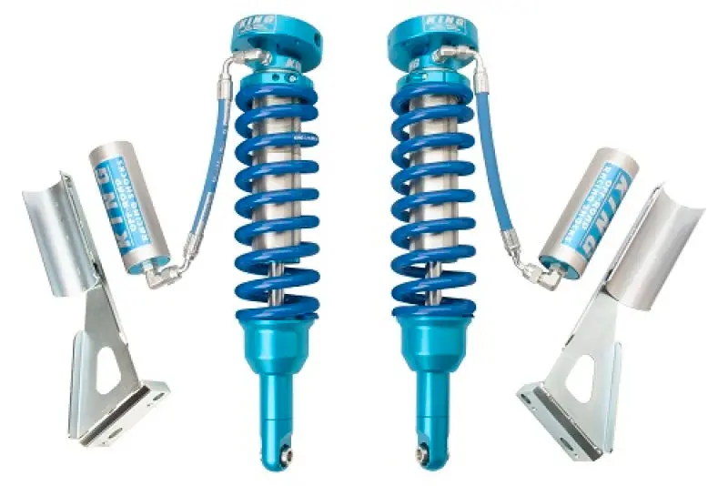 King Shocks 2.5" Remote Reservoir Front Coilovers For 2005+ Toyota Tacoma (6-Lug) 1