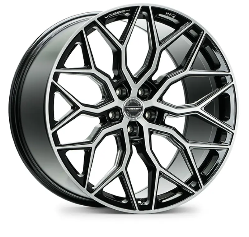 Vossen Hf-2 21X10.5 / 5X112 / Et42 / Deep Face / 66.5 - Brushed Gloss Black Wheel 1