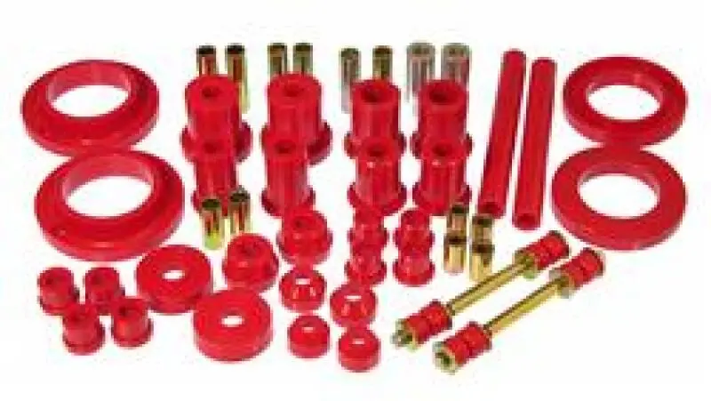 Prothane Complete Polyurethane Suspension Bushing Kit For 1999–2004 Ford Mustang Cobra – Red 1
