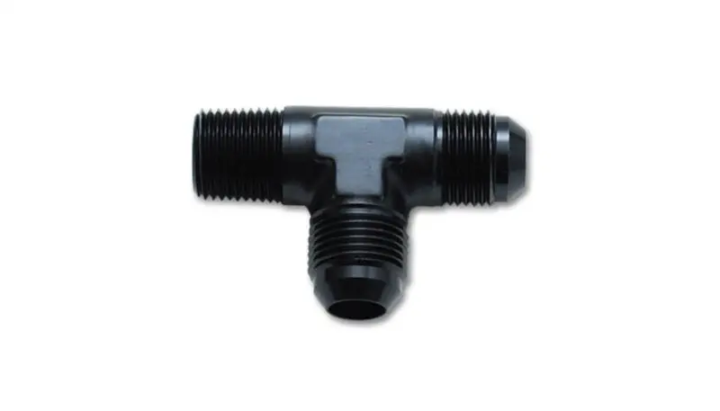 Vibrant Aluminum -3An To 1/8″ Npt Flare-To-Pipe Tee Fitting 1