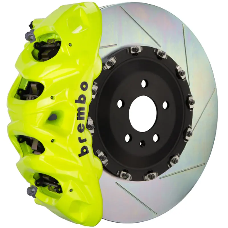 Brembo Gt Big Brake Kit – Front 8-Piston Calipers With 412X38Mm Two-Piece Slotted Rotors For 2013–2018 Audi A6/S6, A7/S7, And Rs7 1