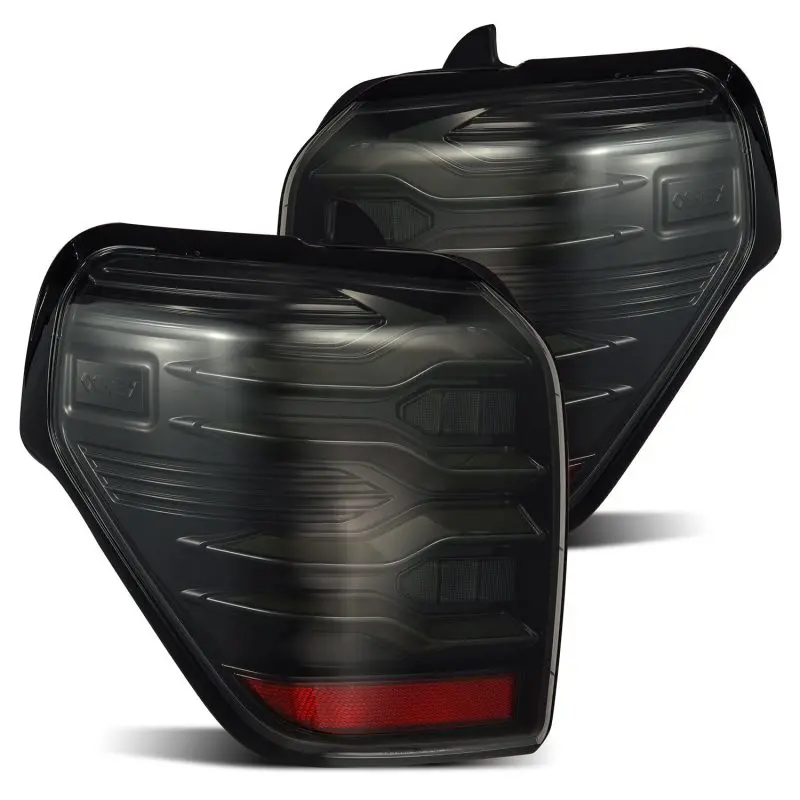 Alpharex Luxx Led Taillights For Toyota 4Runner (2010–2021) – Black Housing With Sequential Turn Signals 1