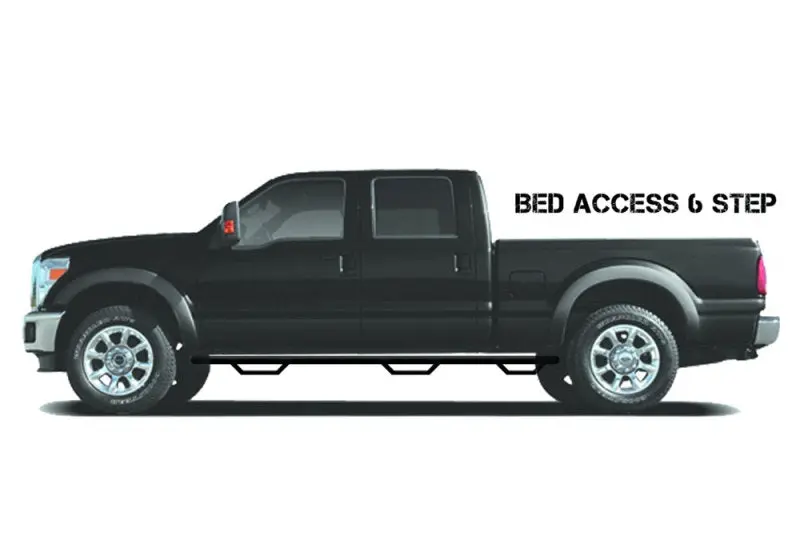 N-Fab Nerf Step For Chevy & Gmc 2500/3500 Double Cab (2015–2017) – 3" Width, Gloss Black, Bed Access 1