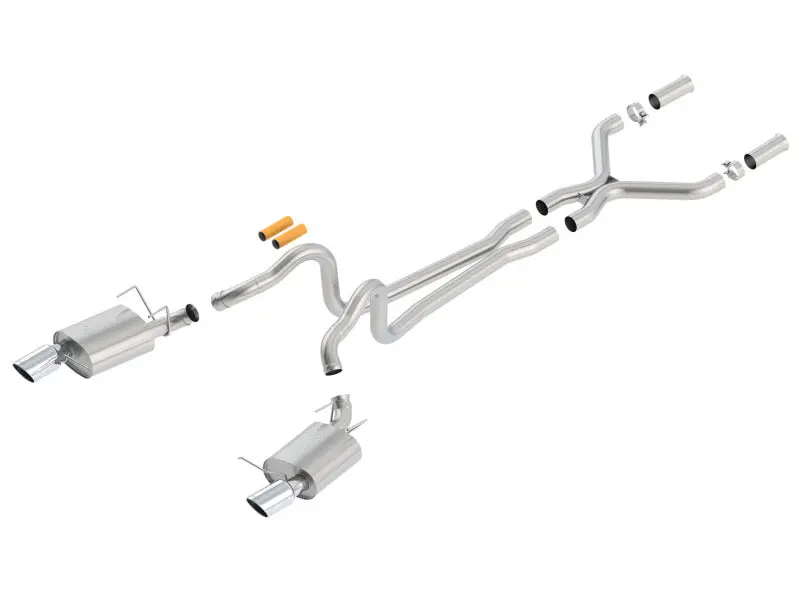 Borla Atak Cat-Back Exhaust – Single-Split Rear Exit, For 2013–2014 Mustang Gt/Boss 302 1