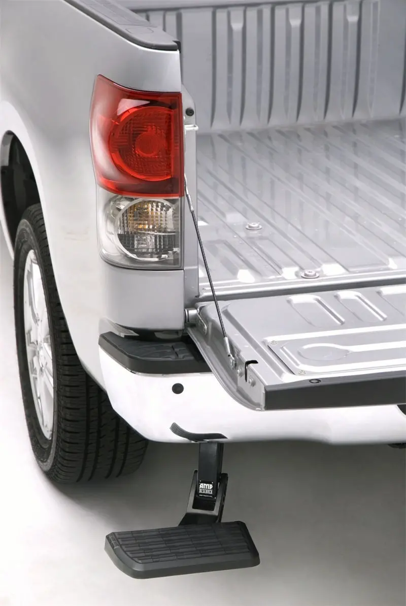 Amp Research Bedstep Retractable Truck Step For 2007–2013 Toyota Tundra – Black 1