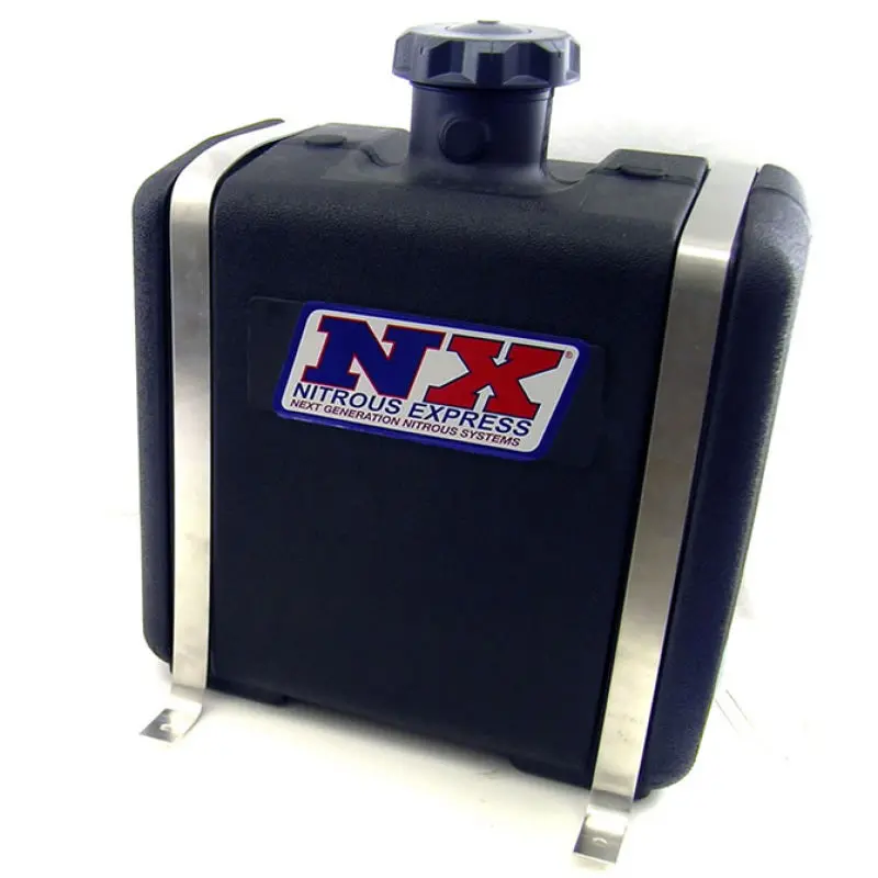 Nitrous Express 7-Gallon Water Injection Reservoir Kit With Bracket, Solenoid & Hose (15″L × 17″H × 9″W) 1