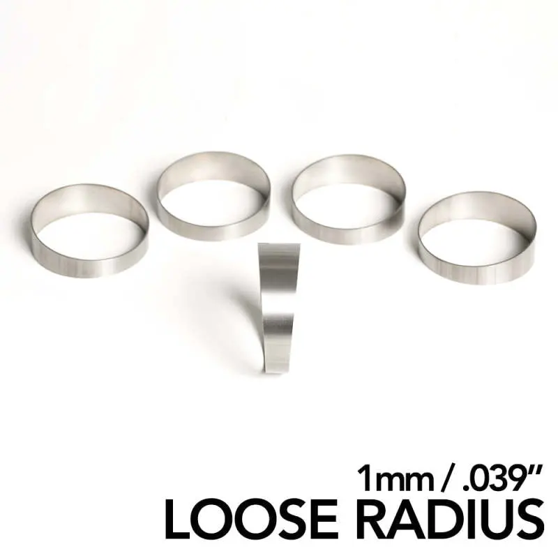 Ticon Titanium Pie-Cut Elbow – 2.5" Diameter, 45° Bend, 1Mm Wall, Tight Radius (5-Pack) 1
