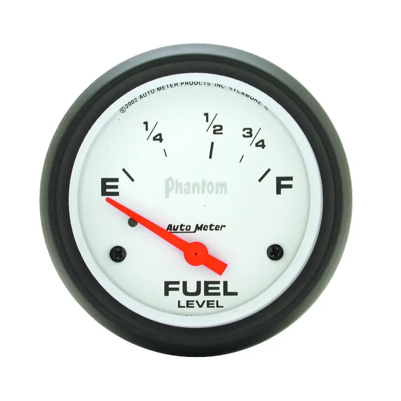 Autometer Phantom Electric Fuel Level Gauge – 2-5/8In, 73–10 Ohm Sending Range 1