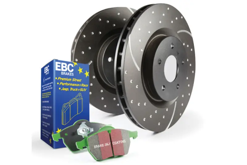 Ebc S10 Brake Kit – Greenstuff High-Friction Pads Paired With Gd-Series Slotted Rotors For Balanced Street Performance 2