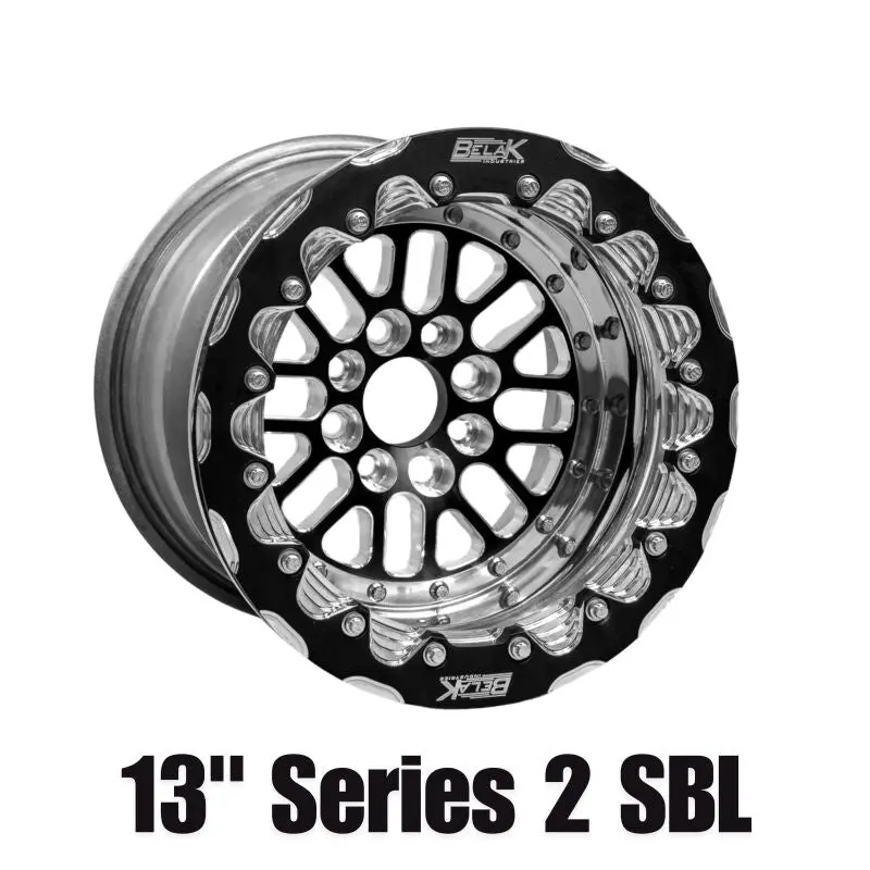 Belak Single Beadlock Wheel – 13×9″, 5″ Backspace, 5×114.3 Bolt Pattern, High-Pad Series 2 Design 1