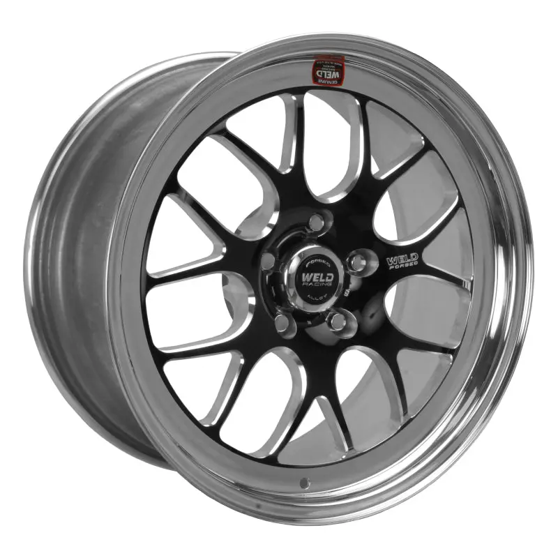 Weld S77 Black Aluminum Wheel – 18X10, 5X4.75, 5.1In Backspace, High Pad, Non-Beadlock 1