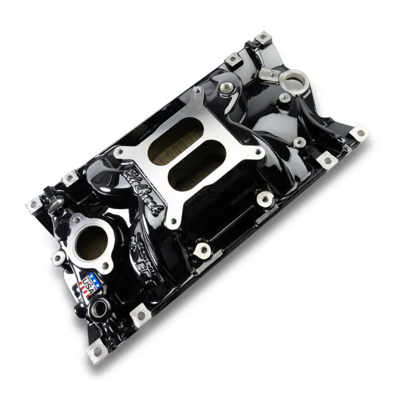 Edelbrock Eps Intake Manifold For Chevy Vortec Small-Block – Black Plasma Finish 1