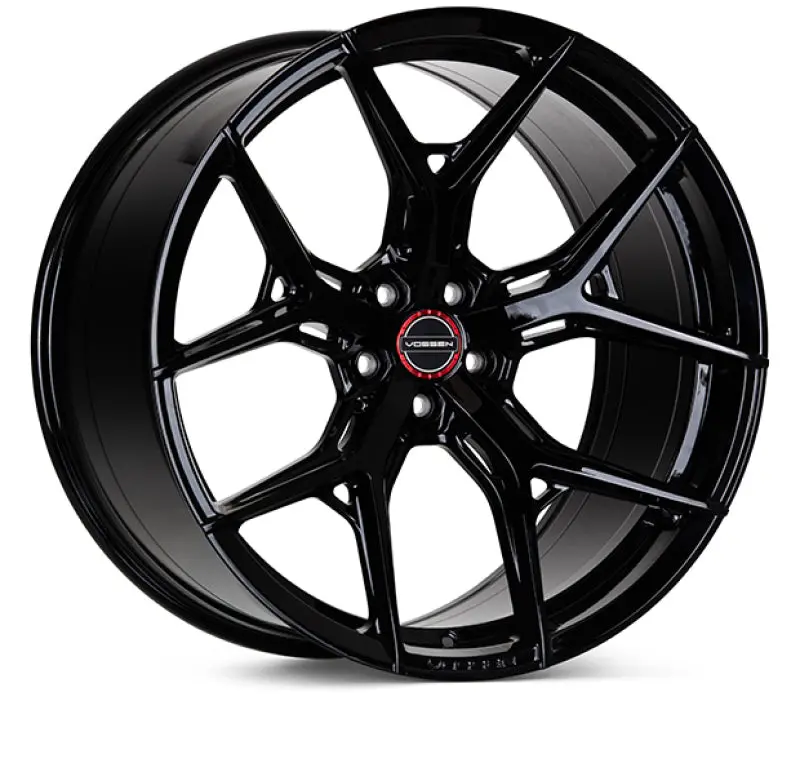 Vossen Hf-5 Gloss Black Alloy Wheel – 20X9.5", 5X120, Et20, Deep Face, 72.56Mm Hub Bore 1