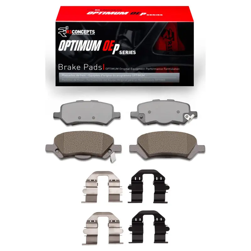 R1 Optimum Oe-Style Rear Brake Pad & Hardware Kit For 2009–2015 Toyota Venza 1
