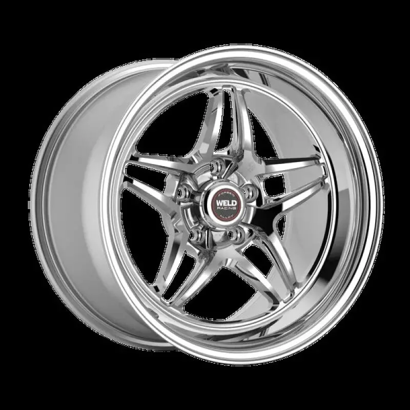 Weld S81 Polished Aluminum Wheel – 20X11In, 5X115 Bolt Pattern, 5.8In Backspace, High-Pad Design 1