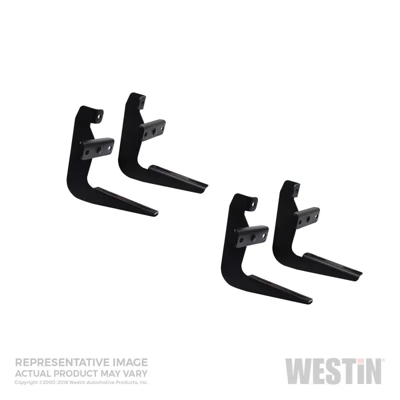 Westin 2002-2008 Dodge Ram 1500 Quad Cab Running Board Mount Kit - Black 1