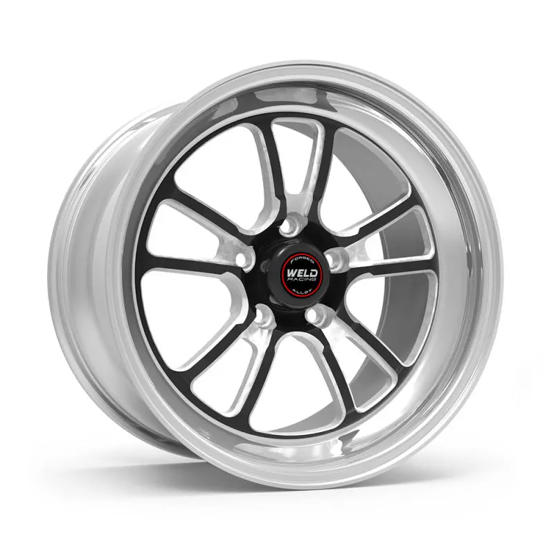 Weld S70 Rt-S Forged Aluminum Wheel – 17X8", 5X120Mm, 6.3" Backspace, Black Center/Polished Rim 1