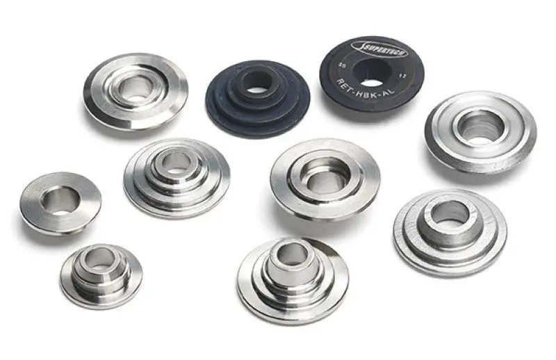 Supertech Titanium Valve Spring Retainers – Compatible With Spr-Ts1015 7° Valves, 16-Piece Kit 1