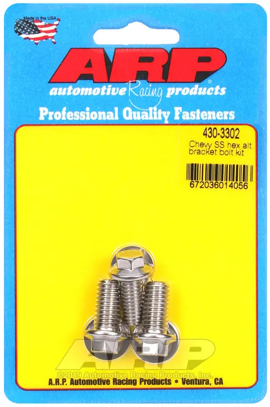 Arp Hex Head Alternator Bracket Bolt Kit For Chevrolet Ss Applications 1