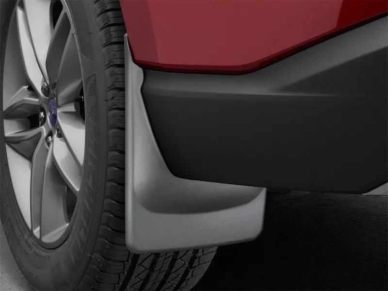 Weathertech No-Drill Mud Flaps For 2017+ Ford F-350 Dual Rear Wheel Trucks – Black 1