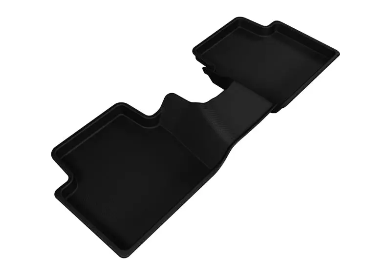 3D Maxpider Custom Fit Rear Floor Mats For 2016–2020 Toyota/Scion Yaris & Yaris Ia (2Nd Row, Black) 1