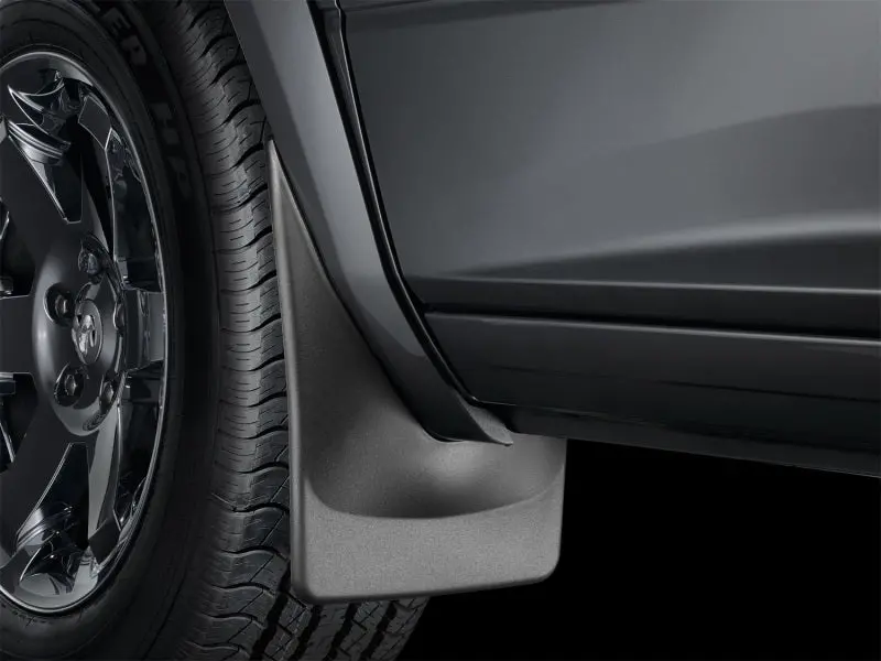 Weathertech No-Drill Mud Flaps – Black, Fits 2019+ Chevrolet Silverado 1500 Crew Cab 1