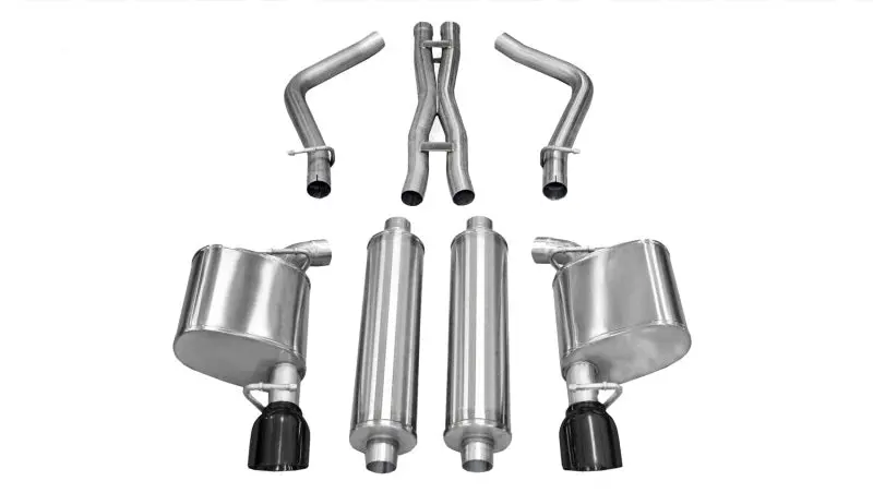 Corsa 11-13 Chrysler 300 R/T 5.7L V8 Black Sport Cat-Back Exhaust 1