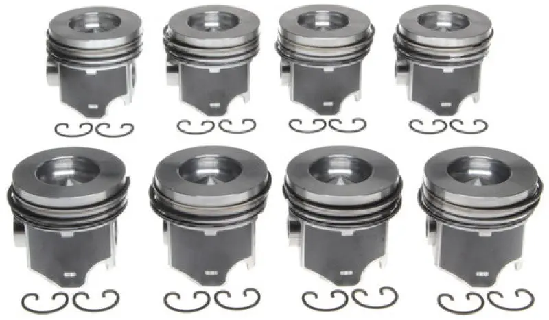 Mahle Oe Navi Piston Set – 7.3L Idi V8 Diesel (.020" Overbore, W/ Pc Rings, 8-Pc) 1
