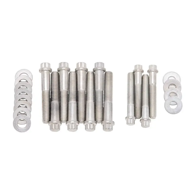 Edelbrock Chrome-Plated Intake Manifold Bolt Kit Compatible With Part #2171 1