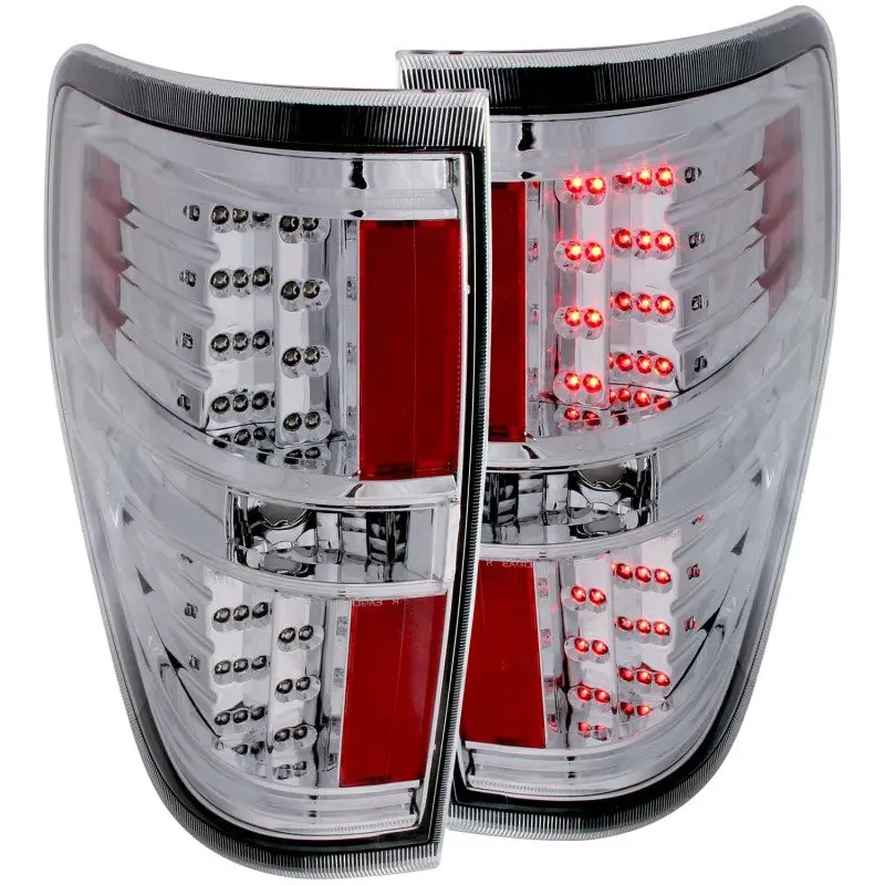 Anzo Chrome Led Taillight Assembly For 2009–2014 Ford F-150 1